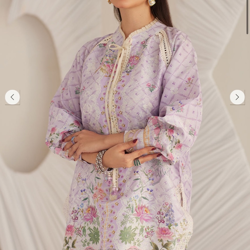 NEW Farah Talib Aziz Kira lavender outfit M - Picture 2 of 7